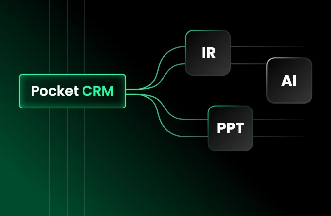I자체 개발 CRM으로 빠른 IR 제작